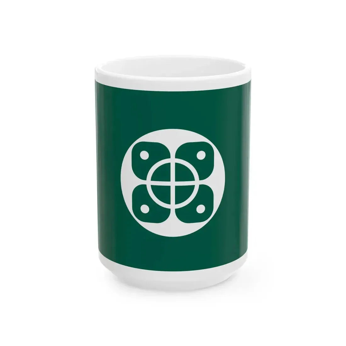 Flag of Shimoda Shizuoka (Japan) White Coffee Mug 15oz - Go Mug Yourself