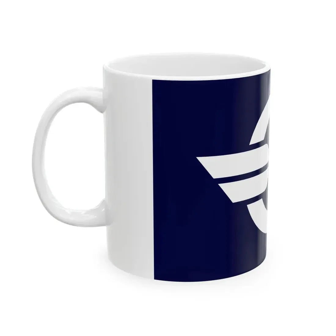 Flag of Shimodate Ibaraki 1954-2005 (Japan) White Coffee Mug - Go Mug Yourself