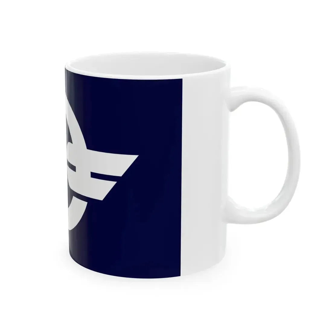 Flag of Shimodate Ibaraki 1954-2005 (Japan) White Coffee Mug - Go Mug Yourself