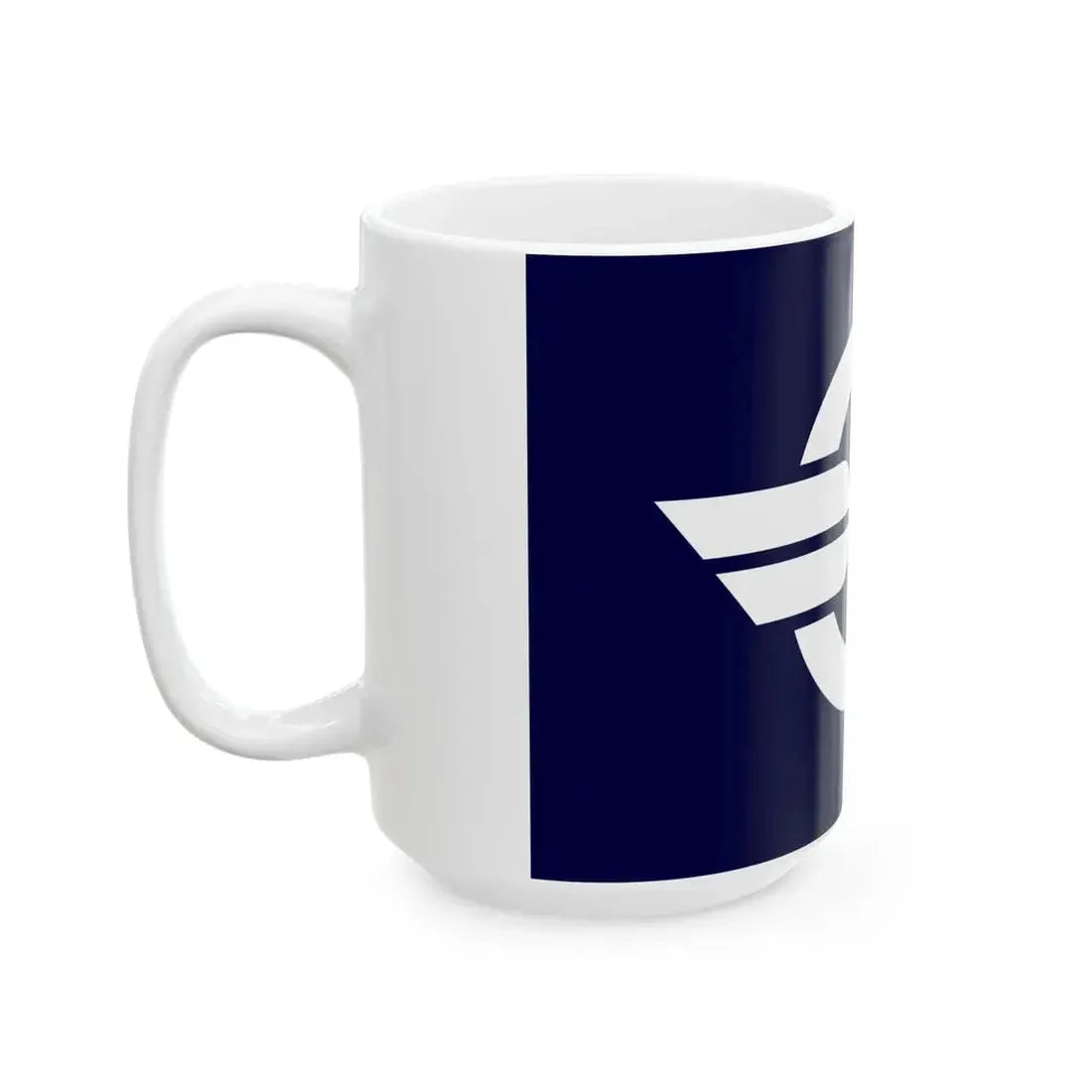 Flag of Shimodate Ibaraki 1954-2005 (Japan) White Coffee Mug - Go Mug Yourself