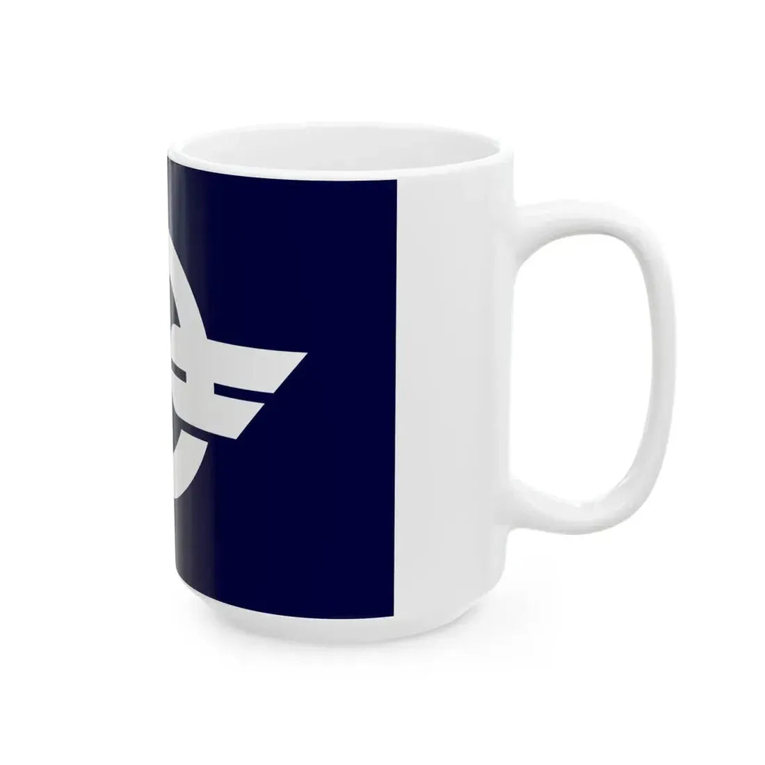 Flag of Shimodate Ibaraki 1954-2005 (Japan) White Coffee Mug - Go Mug Yourself