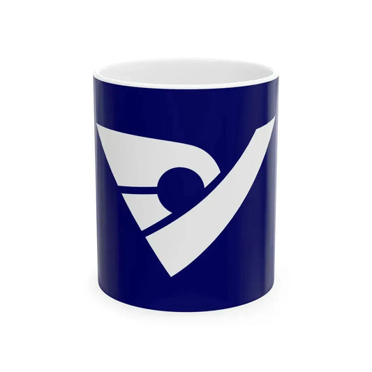 Flag of Shimojo Nagano (Japan) White Coffee Mug 11oz - Go Mug Yourself