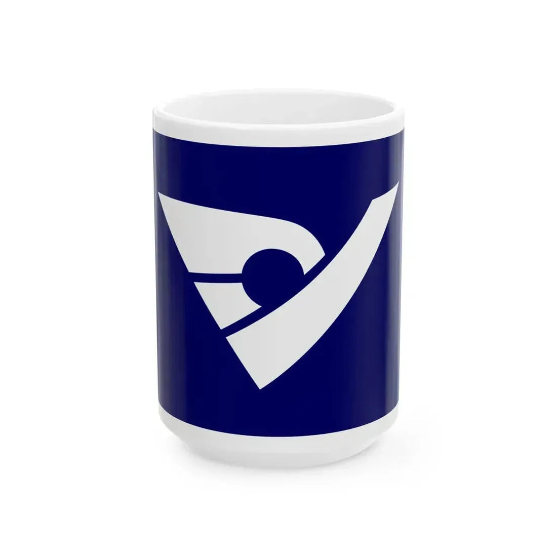 Flag of Shimojo Nagano (Japan) White Coffee Mug 15oz - Go Mug Yourself