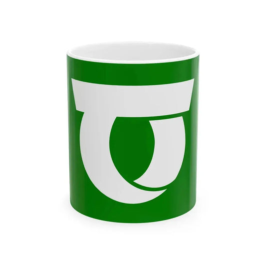 Flag of Shimonita Gunma (Japan) White Coffee Mug 11oz - Go Mug Yourself