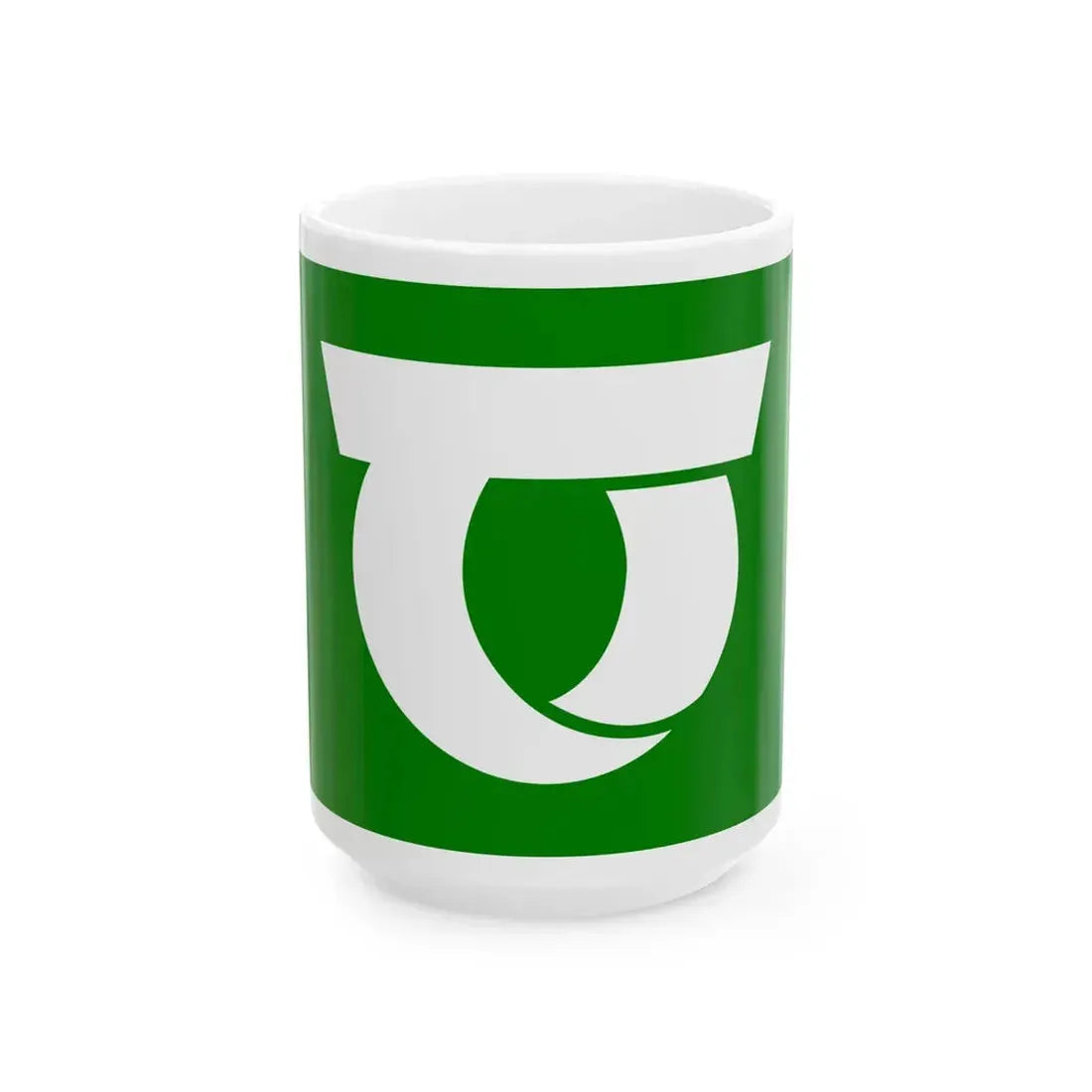 Flag of Shimonita Gunma (Japan) White Coffee Mug 15oz - Go Mug Yourself