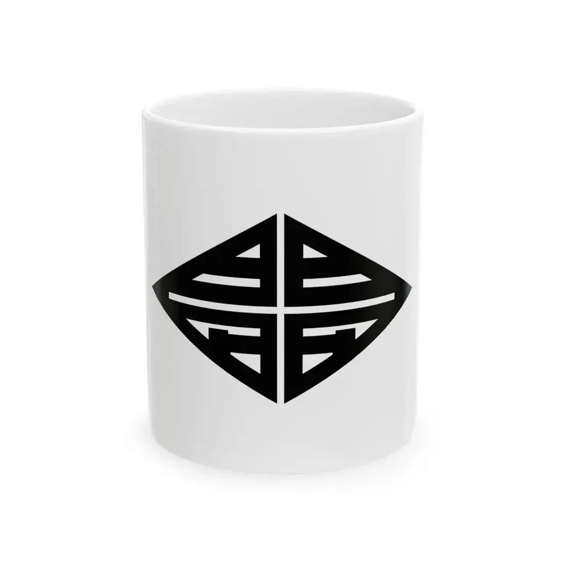 Flag of Shimonoseki Yamaguchi 1909-2005 (Japan) White Coffee Mug 11oz - Go Mug Yourself