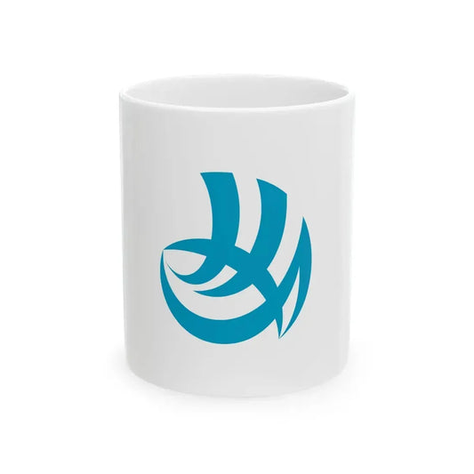 Flag of Shimonoseki Yamaguchi (Japan) White Coffee Mug 11oz - Go Mug Yourself