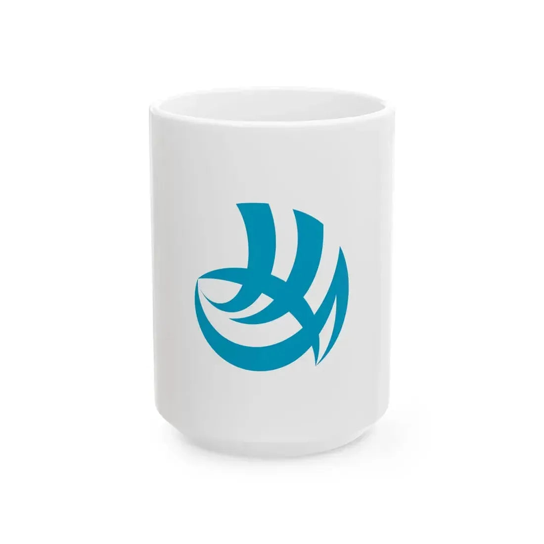 Flag of Shimonoseki Yamaguchi (Japan) White Coffee Mug 15oz - Go Mug Yourself