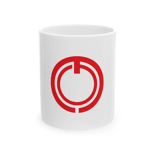 Flag of Shimosuwa Nagano (Japan) White Coffee Mug 11oz - Go Mug Yourself