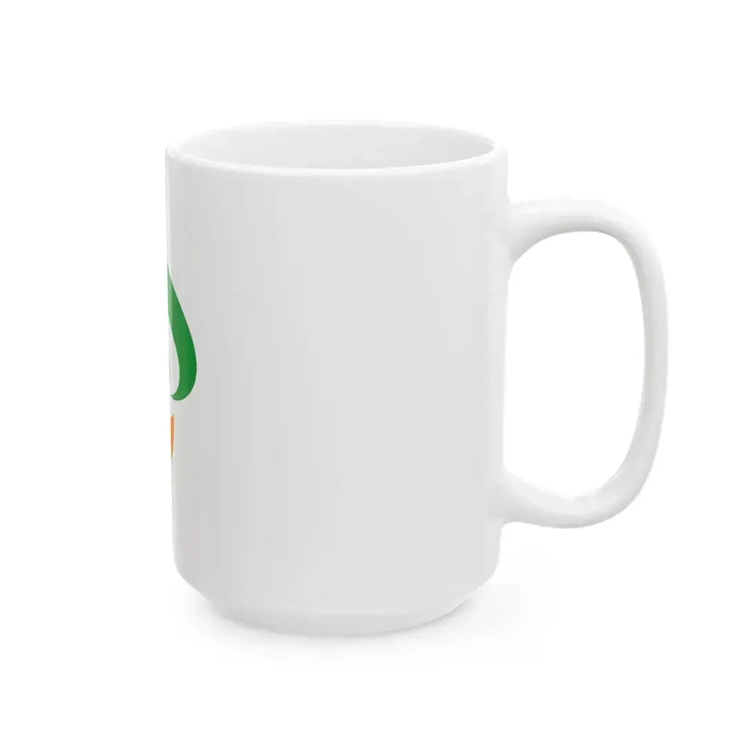 Flag of Shimotsuke Tochigi no text (Japan) White Coffee Mug - Go Mug Yourself