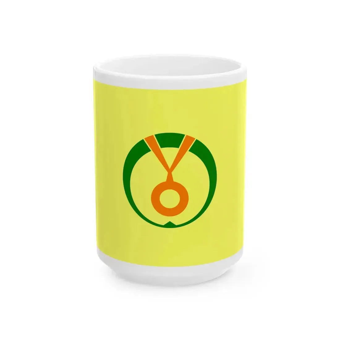 Flag of Shimukappu Hokkaido (Japan) White Coffee Mug 15oz - Go Mug Yourself