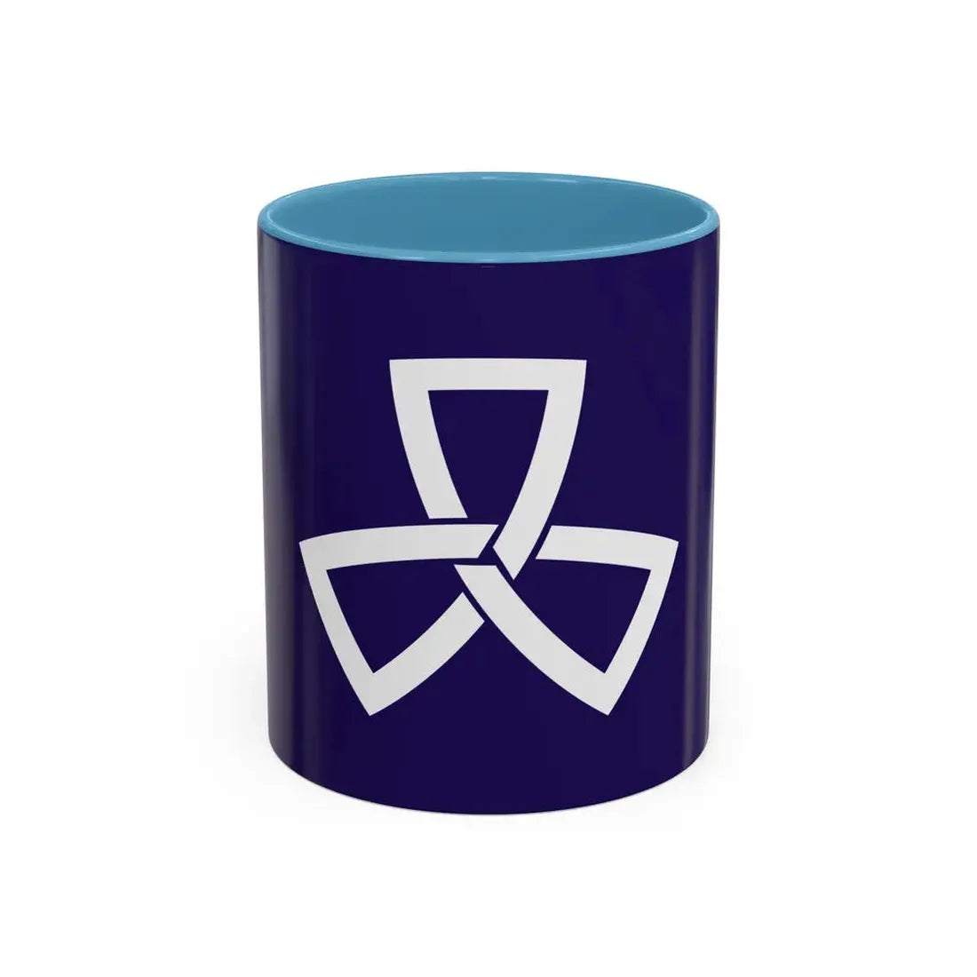 Flag of Shinagawa Tokyo Japan - Accent Coffee Mug 11oz Light Blue - Go Mug Yourself