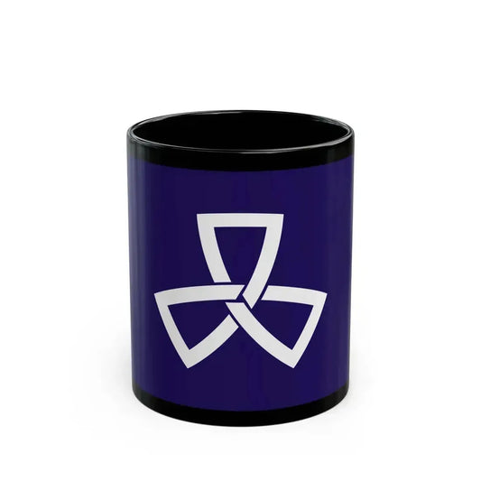 Flag of Shinagawa Tokyo Japan - Black Coffee Mug 11oz - Go Mug Yourself