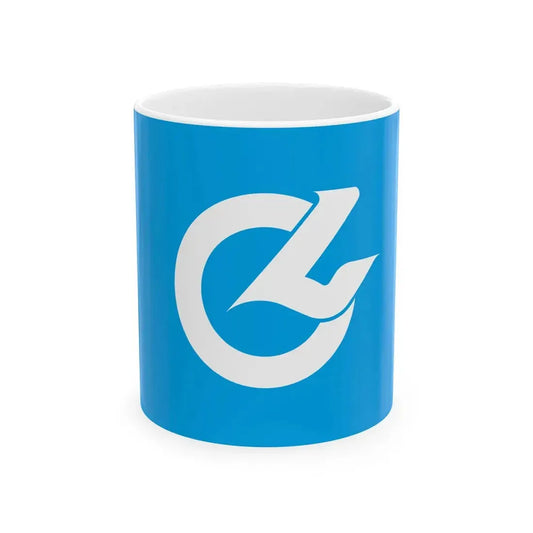 Flag of Shinchi Fukushima (Japan) White Coffee Mug 11oz - Go Mug Yourself
