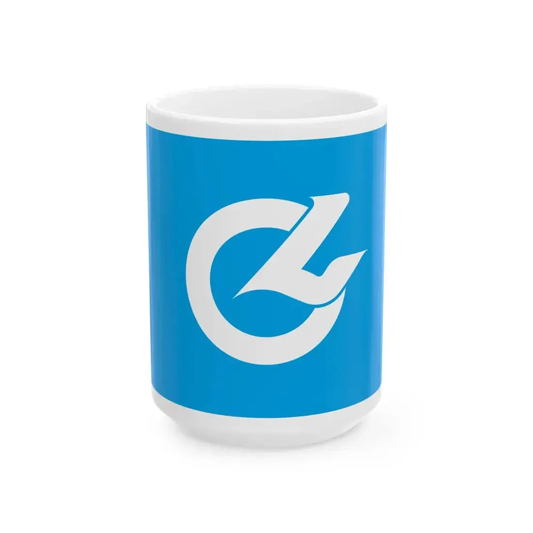 Flag of Shinchi Fukushima (Japan) White Coffee Mug 15oz - Go Mug Yourself