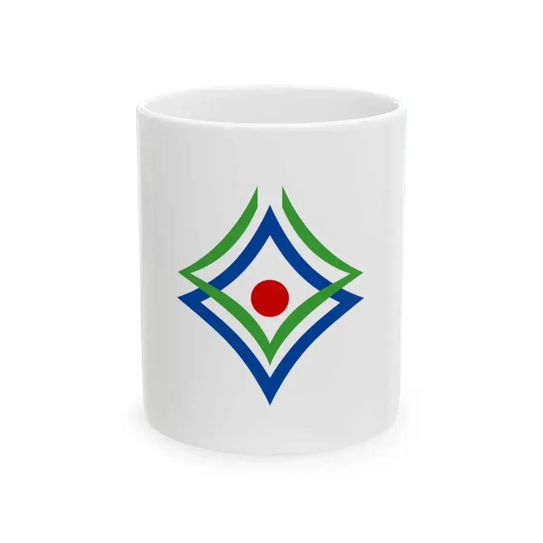 Flag of Shinhidaka Hokkaido (Japan) White Coffee Mug 11oz - Go Mug Yourself