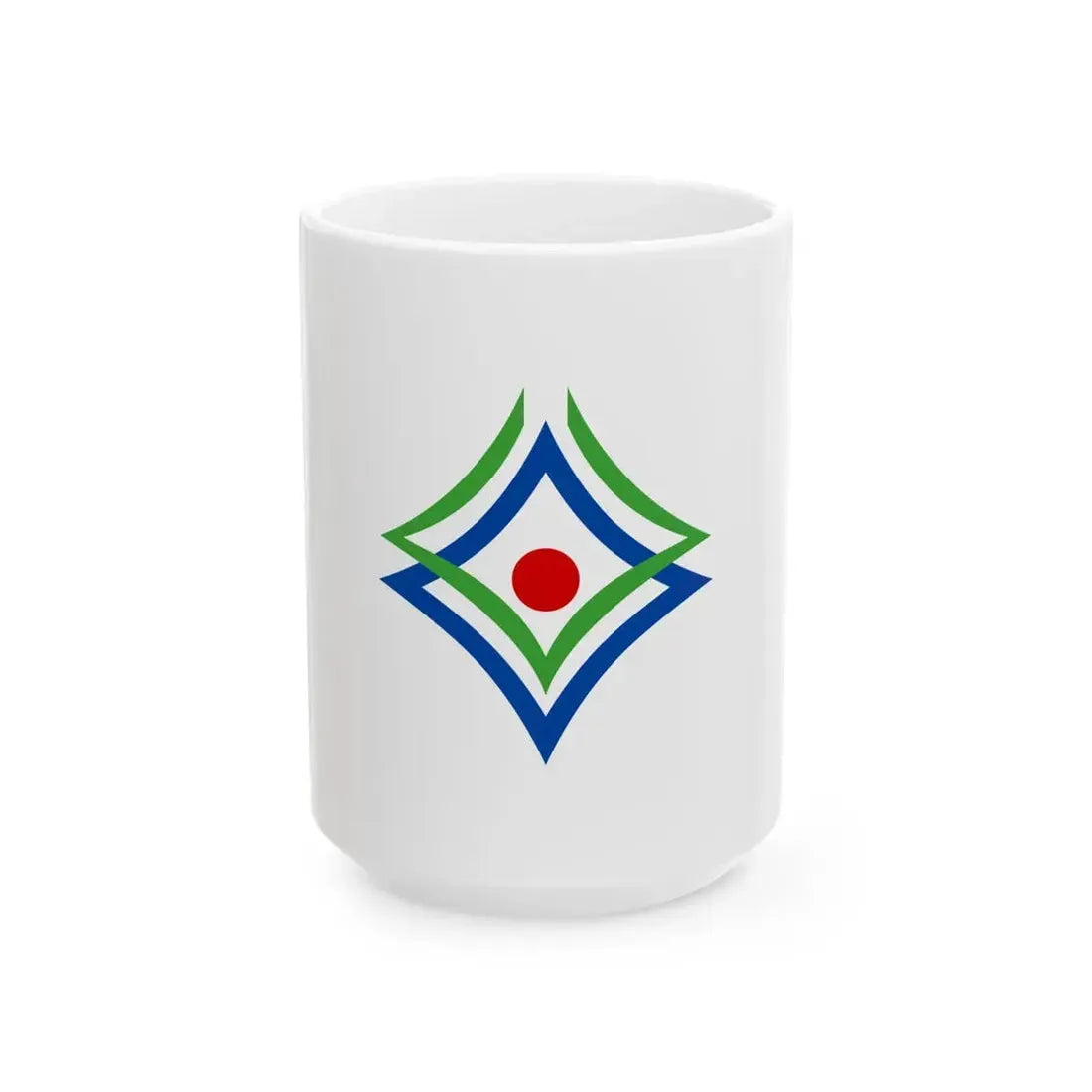 Flag of Shinhidaka Hokkaido (Japan) White Coffee Mug 15oz - Go Mug Yourself