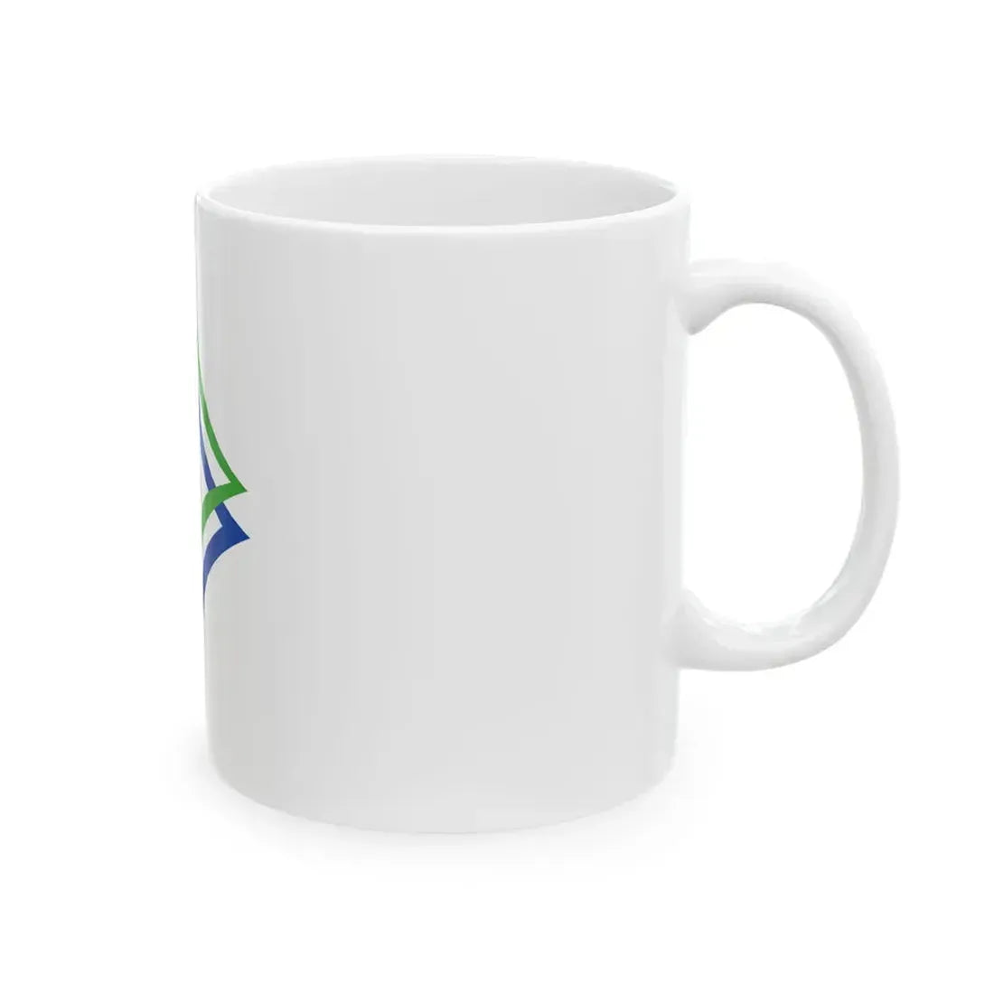 Flag of Shinhidaka Hokkaido (Japan) White Coffee Mug - Go Mug Yourself