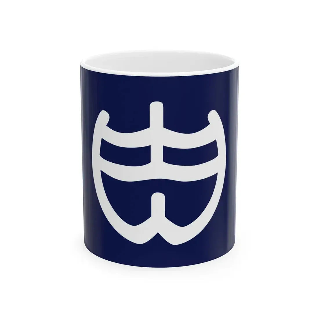 Flag of Shinji Shimane 1975-2005 (Japan) White Coffee Mug 11oz - Go Mug Yourself