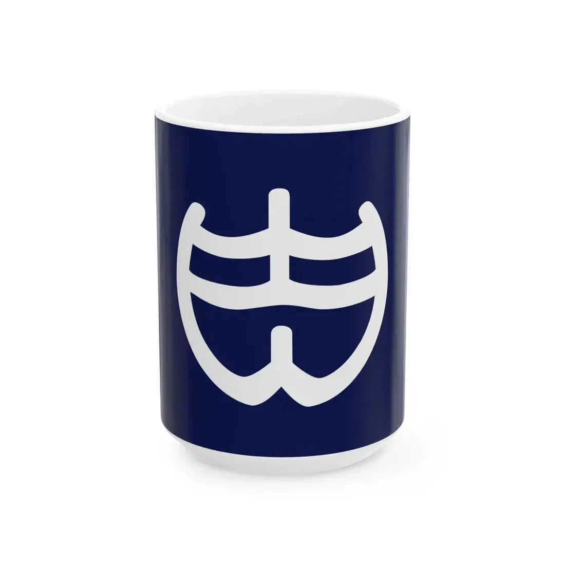 Flag of Shinji Shimane 1975-2005 (Japan) White Coffee Mug 15oz - Go Mug Yourself