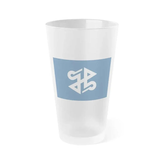 Flag of Shinjuku Tokyo Japan - Frosted Pint Glass 16oz 16oz Frosted - Go Mug Yourself