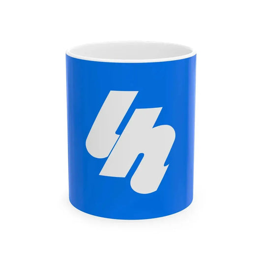 Flag of Shinkawa Aichi 1964-2005 (Japan) White Coffee Mug 11oz - Go Mug Yourself