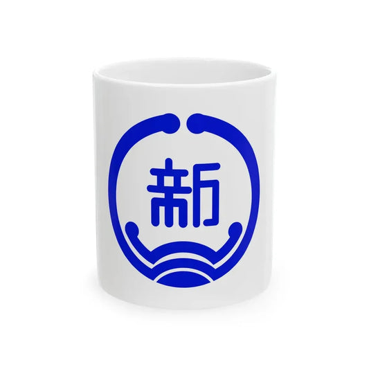 Flag of Shinminato Toyama 1951-2005 (Japan) White Coffee Mug 11oz - Go Mug Yourself