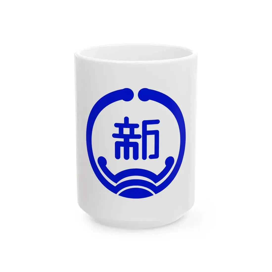 Flag of Shinminato Toyama 1951-2005 (Japan) White Coffee Mug 15oz - Go Mug Yourself
