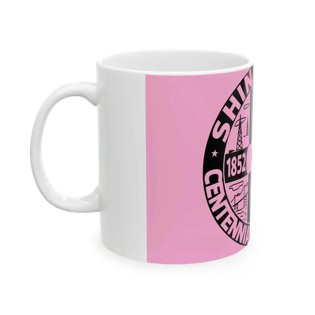 Flag of Shinnston West Virginia 1952 (United States) White Coffee Mug - Go Mug Yourself