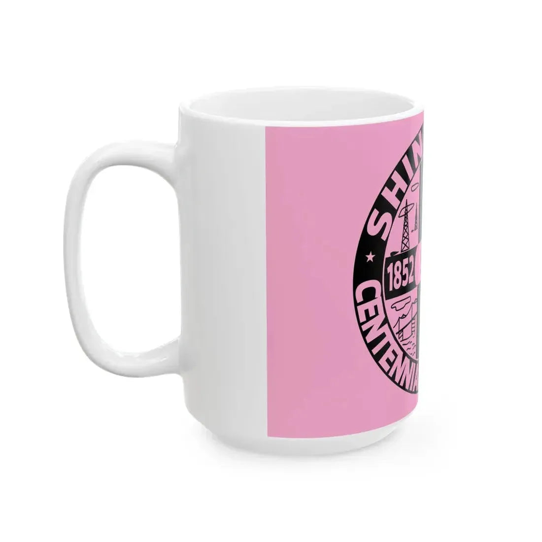 Flag of Shinnston West Virginia 1952 (United States) White Coffee Mug - Go Mug Yourself