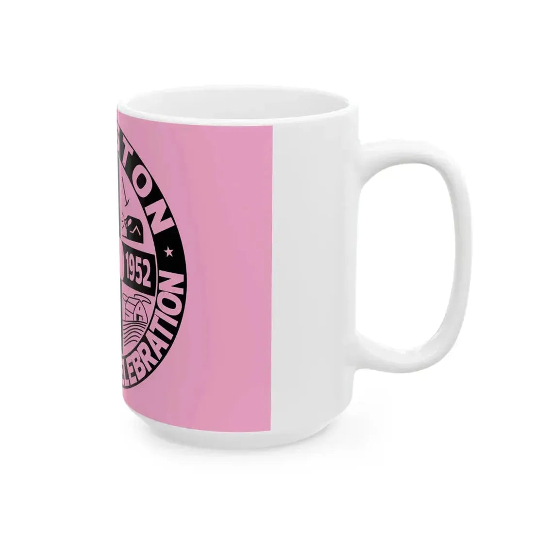 Flag of Shinnston West Virginia 1952 (United States) White Coffee Mug - Go Mug Yourself