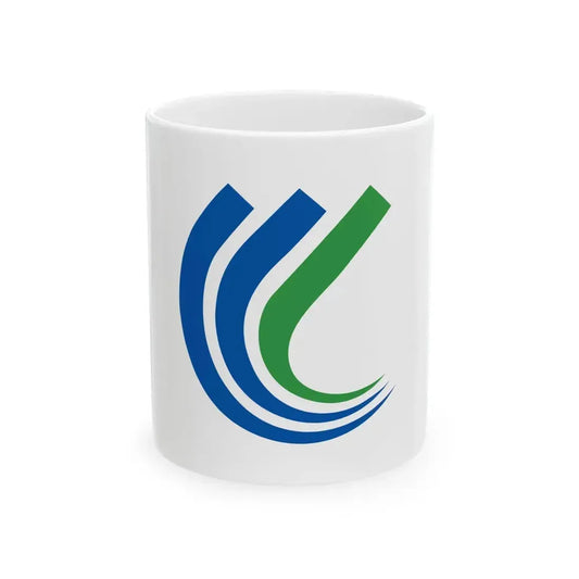 Flag of Shinonsen Hyogo (Japan) White Coffee Mug 11oz - Go Mug Yourself
