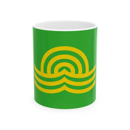 Flag of Shinshinotsu Hokkaido (Japan) White Coffee Mug 11oz - Go Mug Yourself