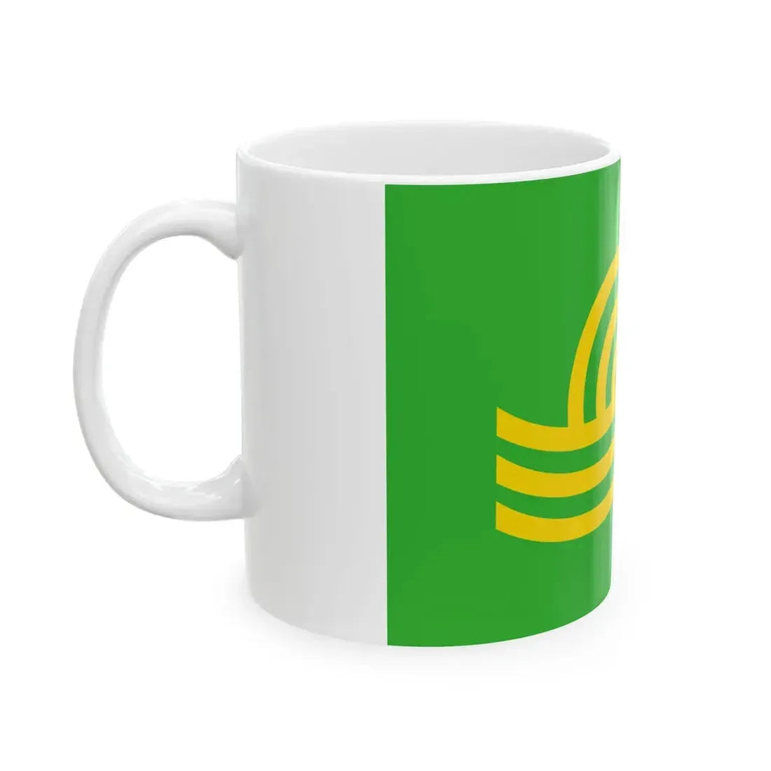 Flag of Shinshinotsu Hokkaido (Japan) White Coffee Mug - Go Mug Yourself