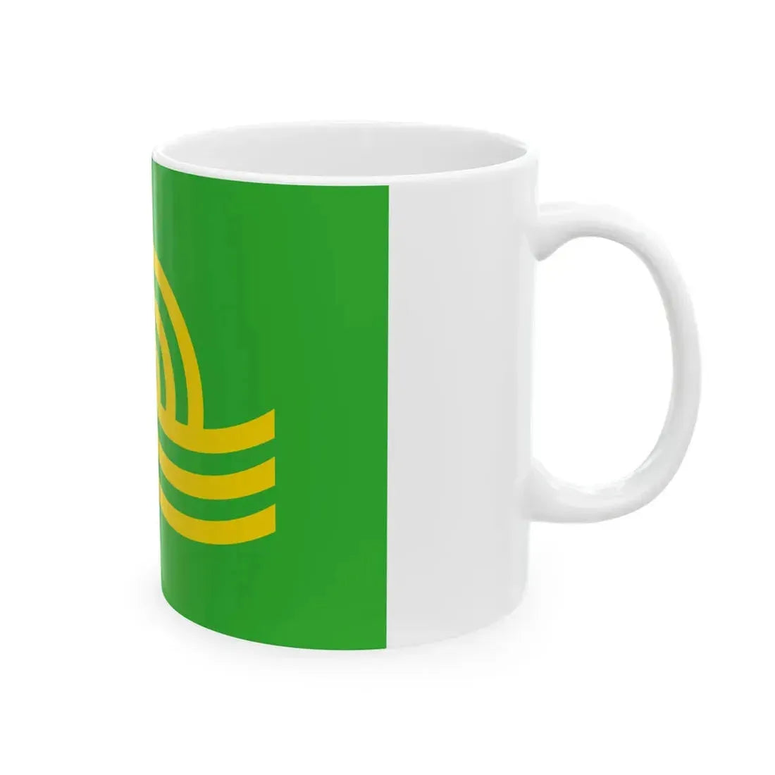 Flag of Shinshinotsu Hokkaido (Japan) White Coffee Mug - Go Mug Yourself