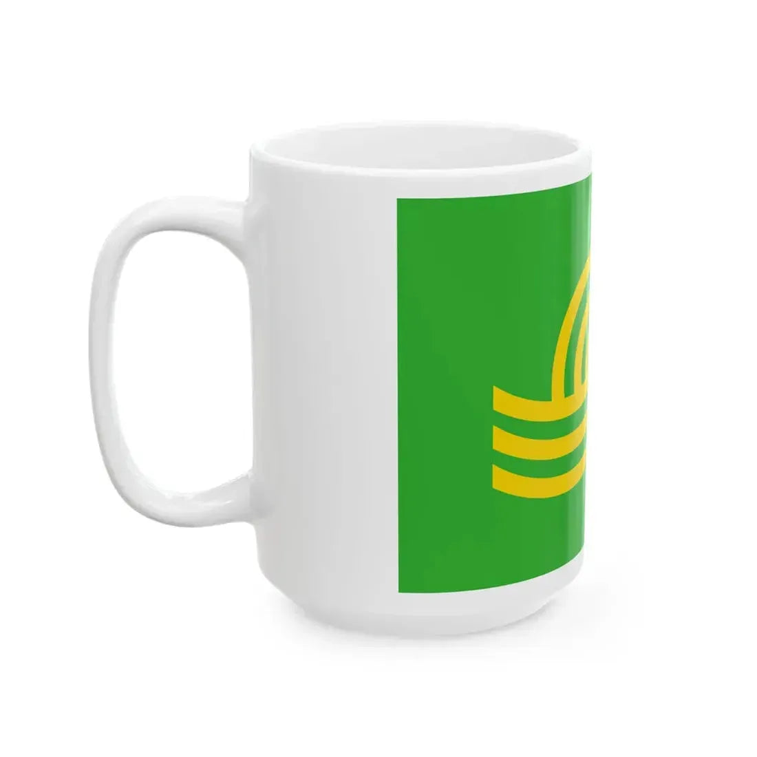 Flag of Shinshinotsu Hokkaido (Japan) White Coffee Mug - Go Mug Yourself