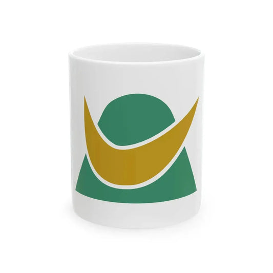 Flag of Shinshiro Aichi (Japan) White Coffee Mug 11oz - Go Mug Yourself