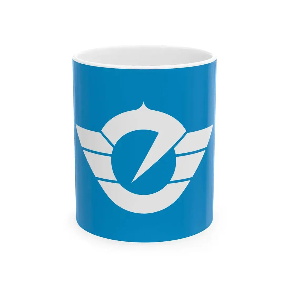 Flag of Shinuonome Nagasaki 1969-2004 (Japan) White Coffee Mug 11oz - Go Mug Yourself