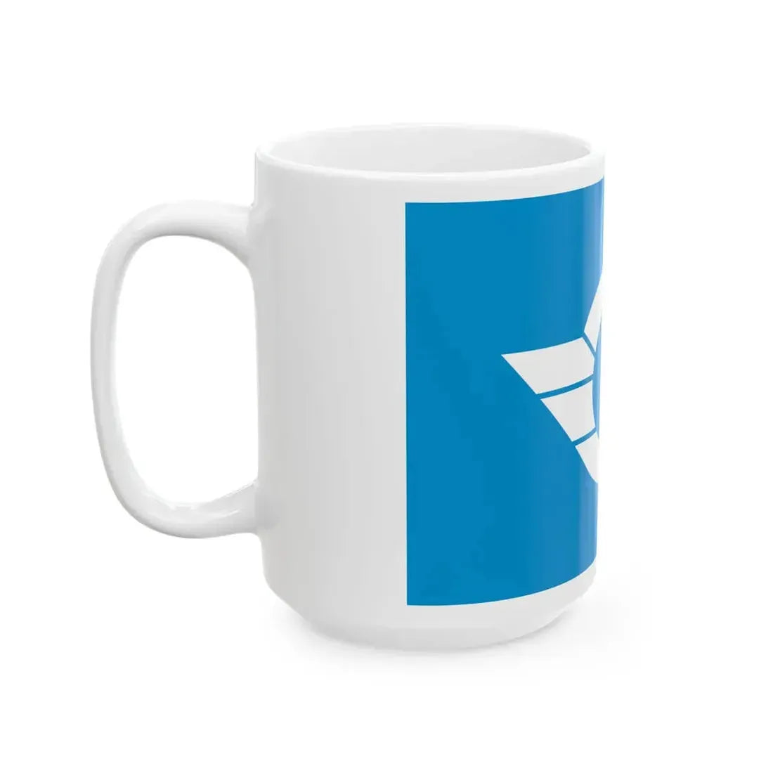 Flag of Shinuonome Nagasaki 1969-2004 (Japan) White Coffee Mug - Go Mug Yourself