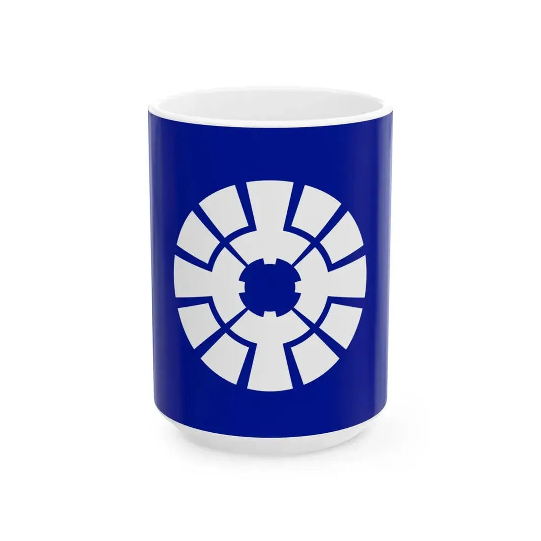 Flag of Shiojiri Nagano (Japan) White Coffee Mug 15oz - Go Mug Yourself