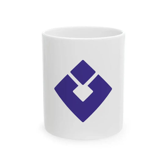 Flag of Shiokawa Fukushima 1964-2006 (Japan) White Coffee Mug 11oz - Go Mug Yourself