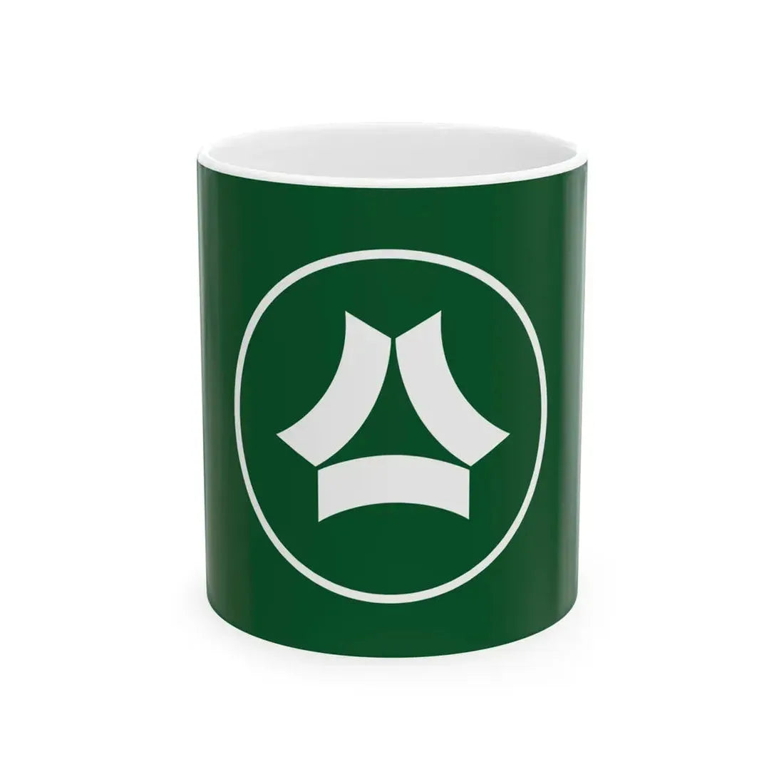 Flag of Shionoe Kagawa 1963-2005 (Japan) White Coffee Mug 11oz - Go Mug Yourself