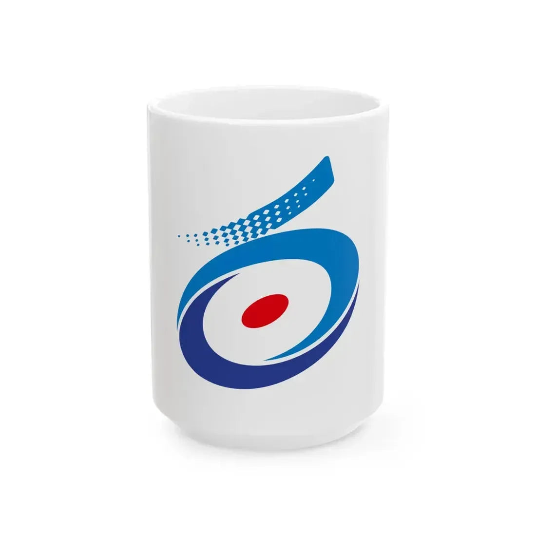 Flag of Shirakawa Fukushima (Japan) White Coffee Mug 15oz - Go Mug Yourself