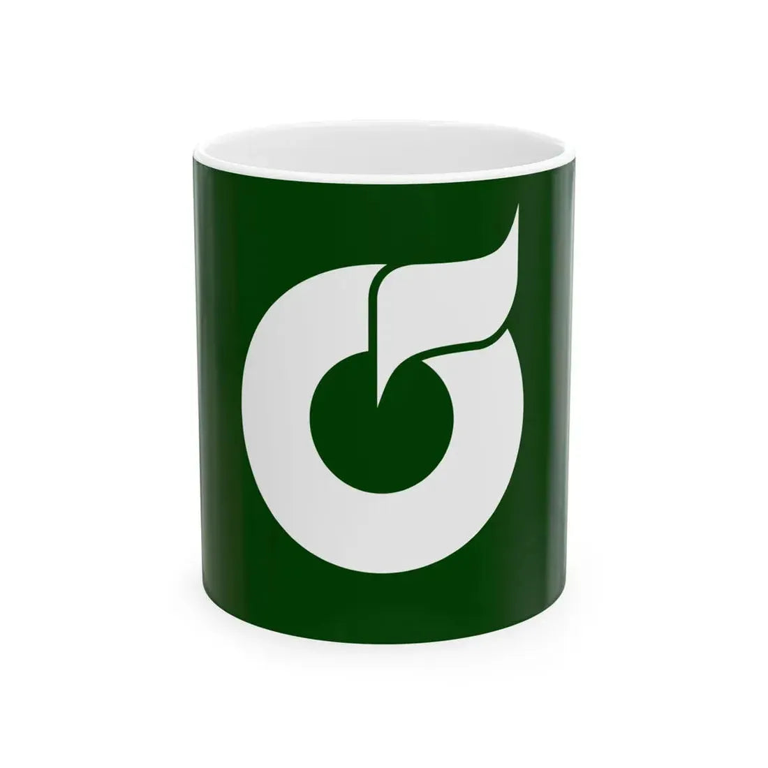 Flag of Shirakawa Town Gifu (Japan) White Coffee Mug 11oz - Go Mug Yourself