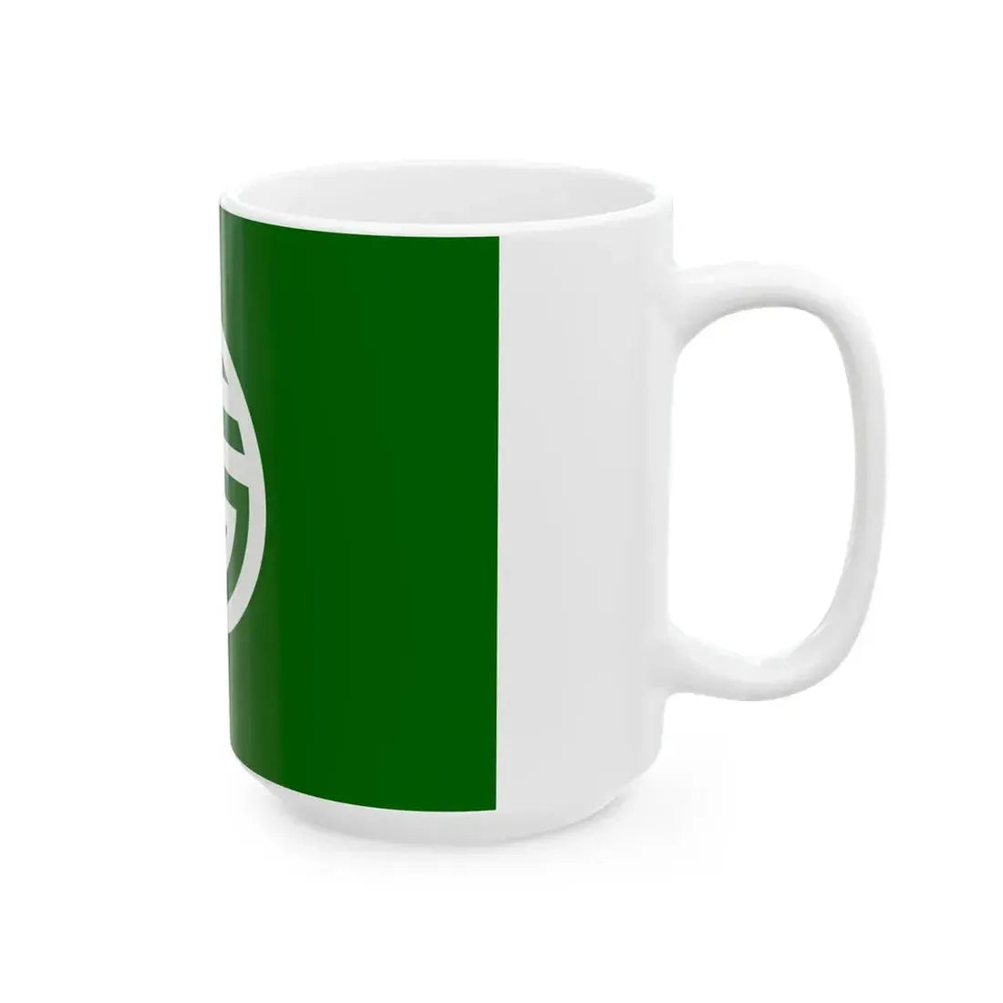 Flag of Shirako Chiba (Japan) White Coffee Mug - Go Mug Yourself