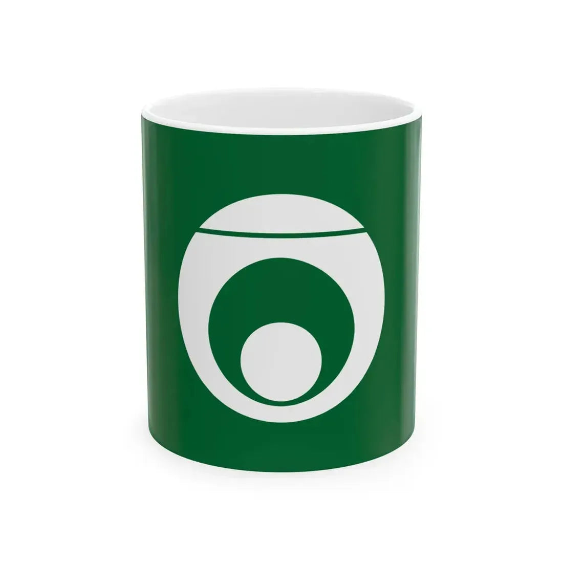 Flag of Shirataki Hokkaido 1949-2005 (Japan) White Coffee Mug 11oz - Go Mug Yourself
