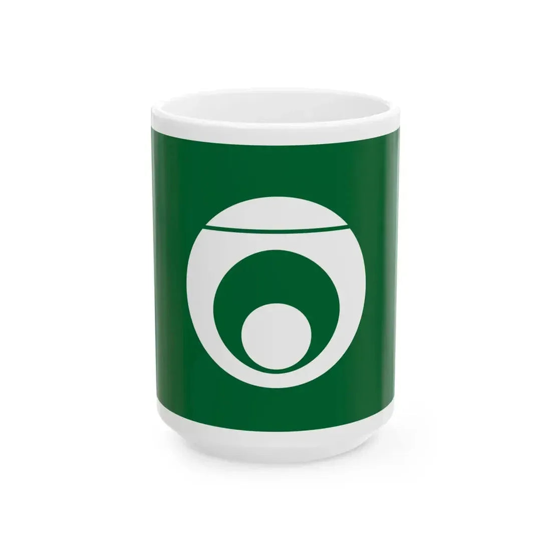 Flag of Shirataki Hokkaido 1949-2005 (Japan) White Coffee Mug 15oz - Go Mug Yourself