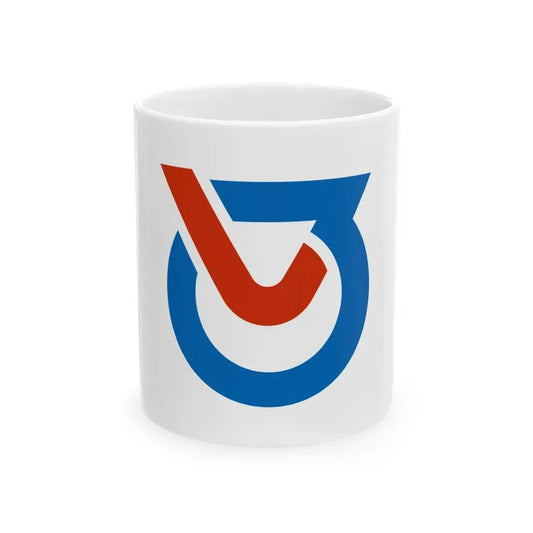 Flag of Shiroishi Saga (Japan) White Coffee Mug 11oz - Go Mug Yourself