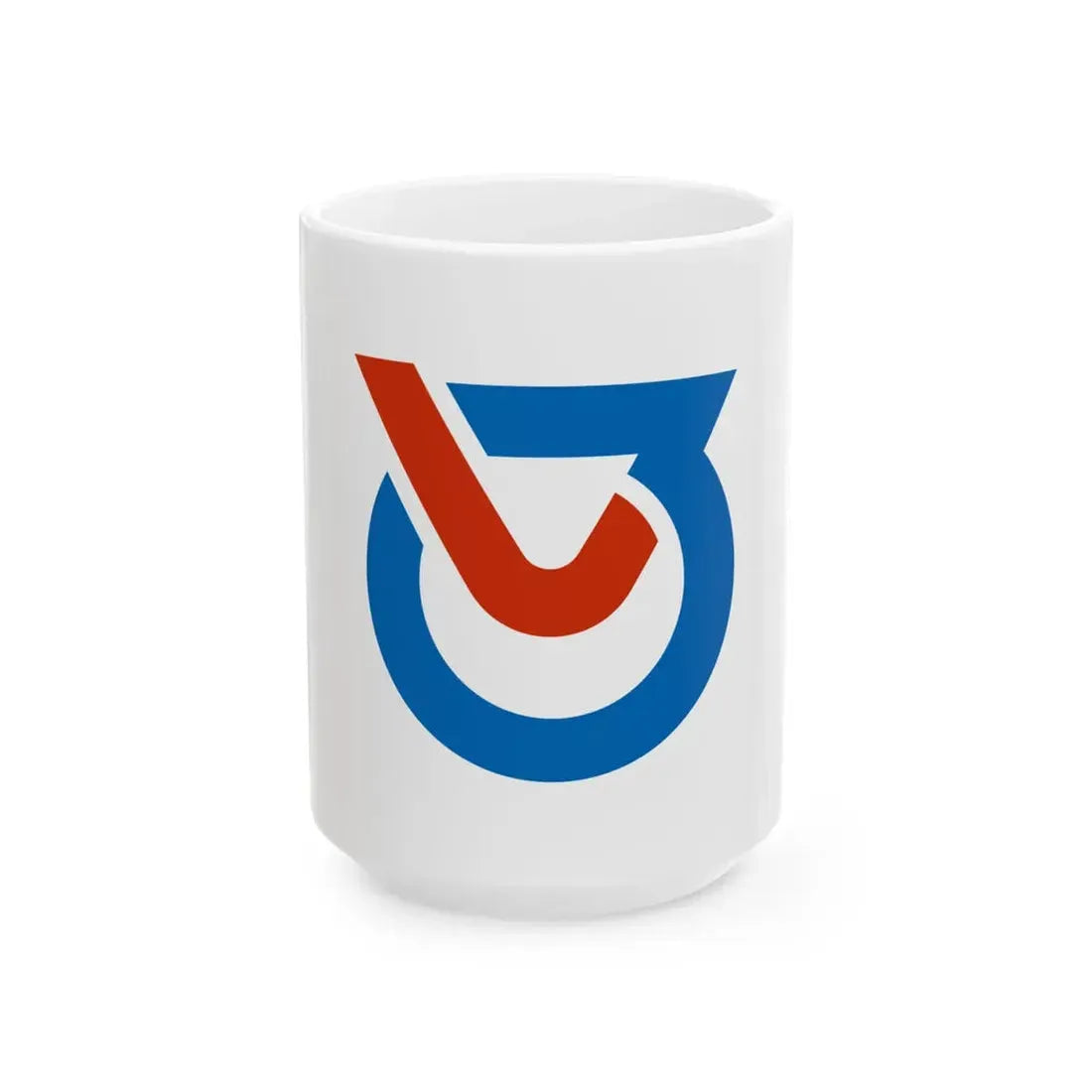 Flag of Shiroishi Saga (Japan) White Coffee Mug 15oz - Go Mug Yourself