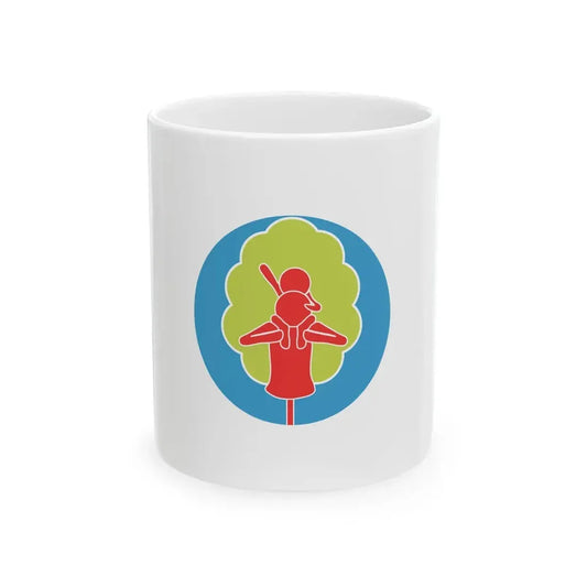 Flag of Shiroishi Ward Sapporo Hokkaido (Japan) White Coffee Mug 11oz - Go Mug Yourself